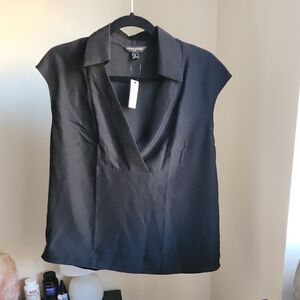 Banana Republic Sleevless Blouse, Black